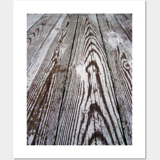 Lispe Weathered Wood Grain Posters and Art